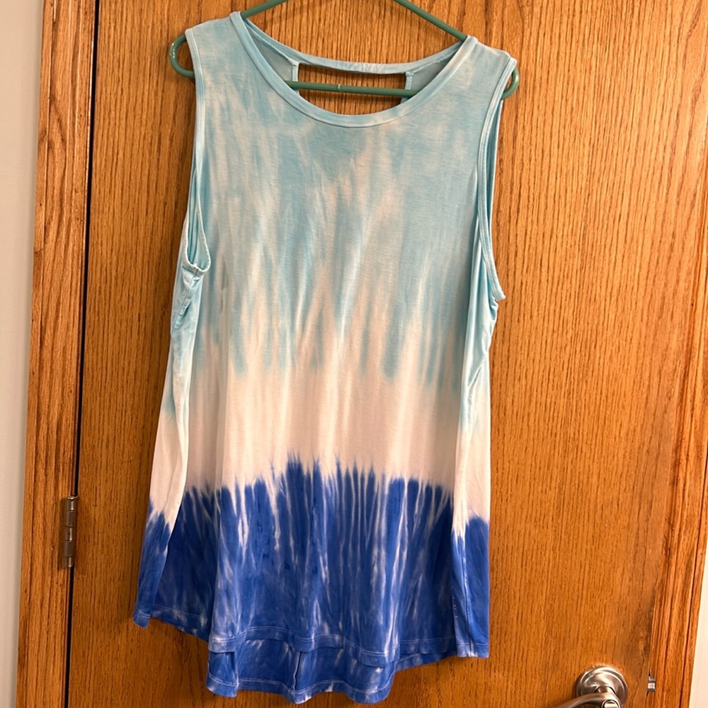 Plus size long tank